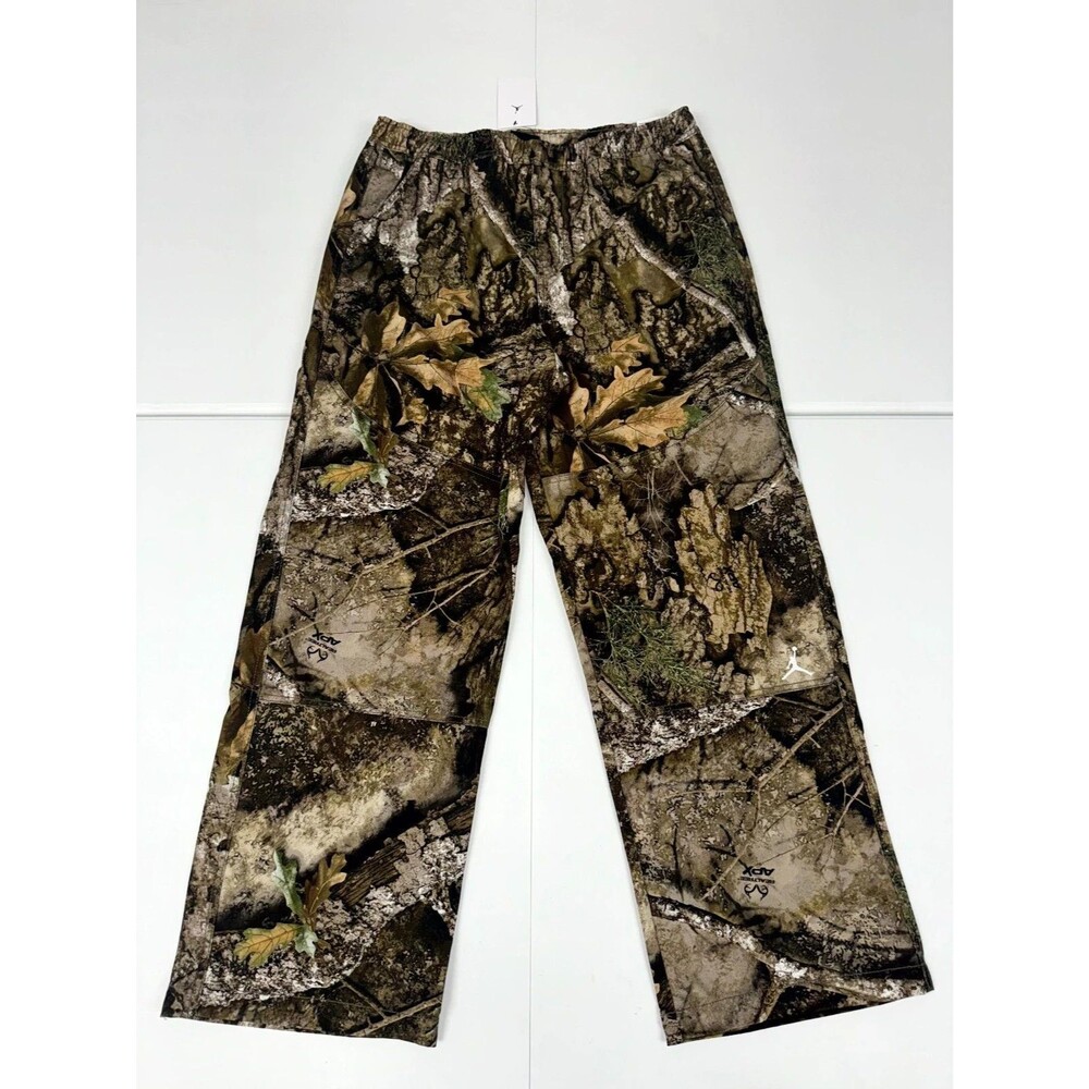 Jordan Brooklyn Woven Realtree Track Pants Straight Leg Mens Large HV0642 222